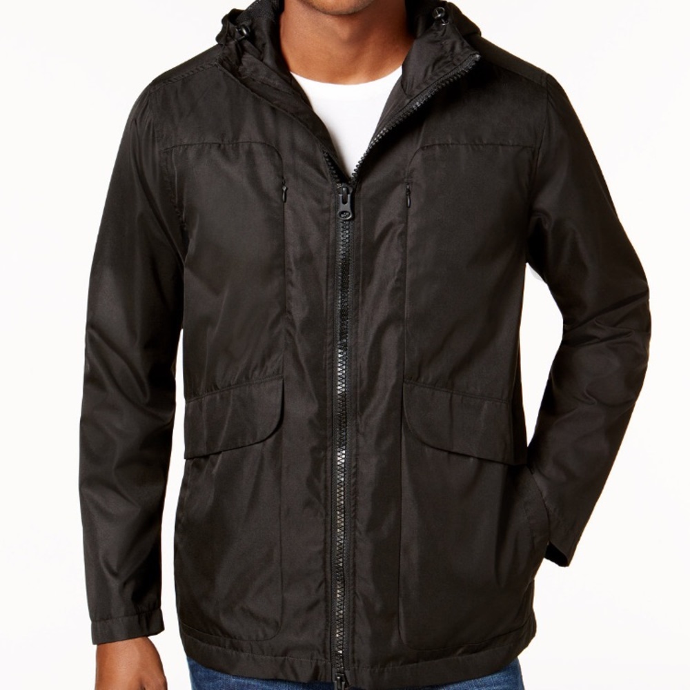 Men’s hooded anorak jacket